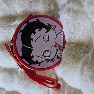 Vintage Collectible Betty Boop Tin Purse w/strap